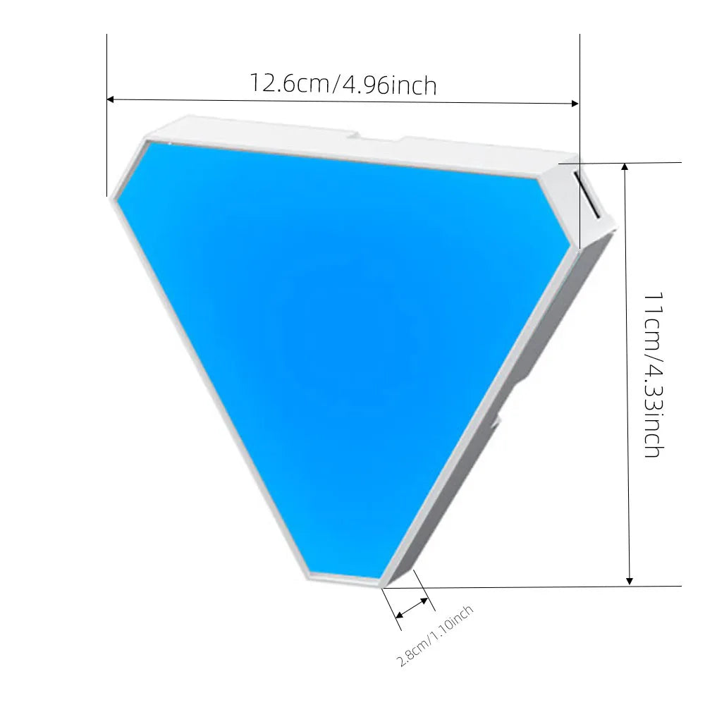 LED Triangular Quantum Lamp RGB Wall Lamp Smart - Multi Shop24