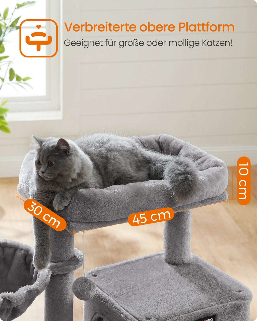 FEANDREA scratching post with large observation deck Multi Shop24