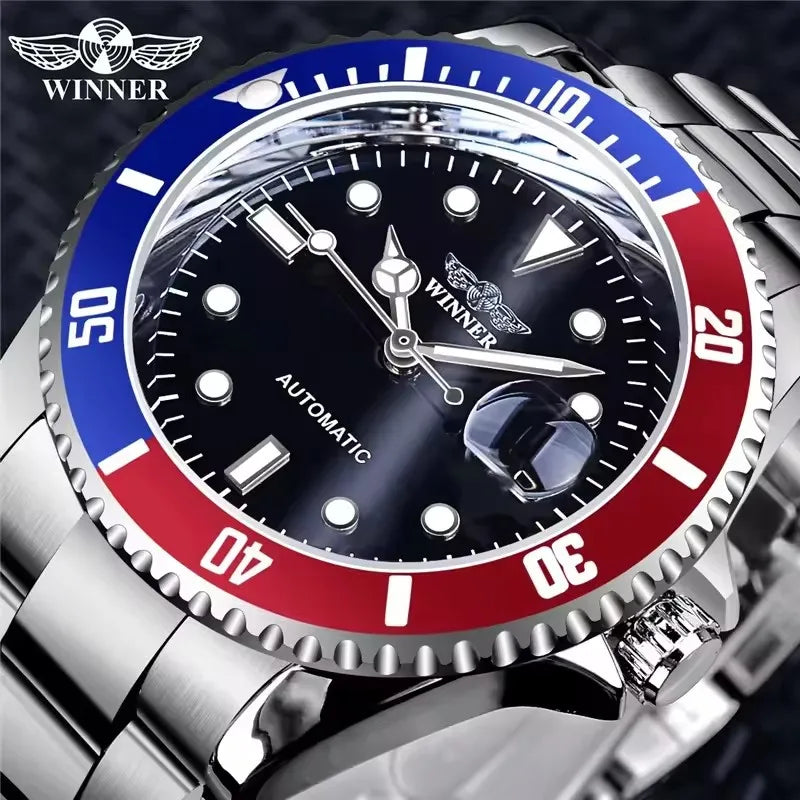 WINNER 002 Fashion Accessories Men's Automatic Mechanical Watch Luxury Multi Shop24