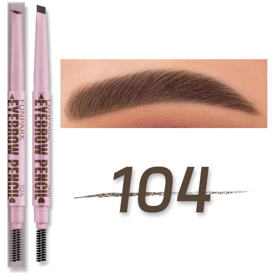 2 in1 Eyebrow pencil professional Cosmetics makeup for women 5 Colors Waterproof Eyebrow Tattoo brush Long Lasting eyebrow pen MultiShop24