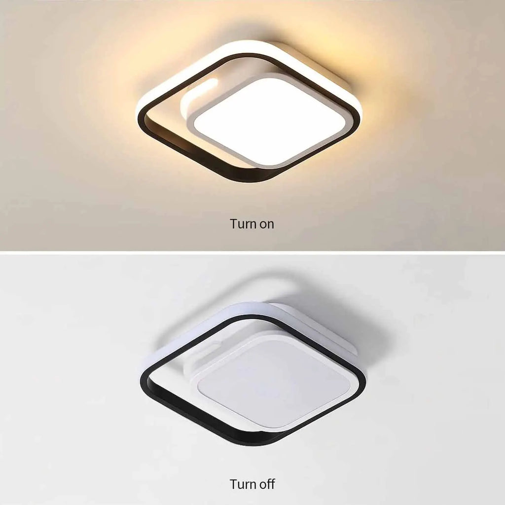 Aluminum Ceiling Light, 30W Square LED 3000K Warm Light - Multi Shop24