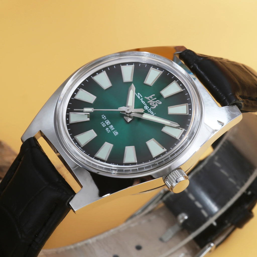Shanghai 36MM Hand-Wind Mechanical Watch 7120 Waterproof Multi Shop24