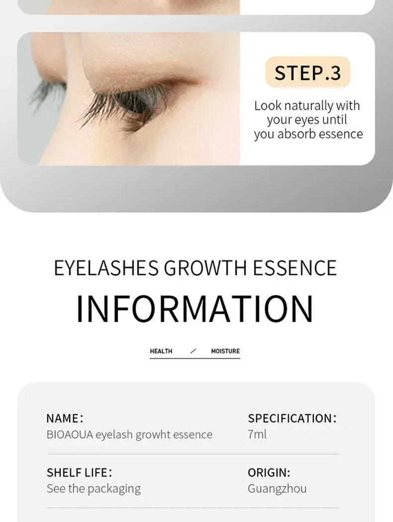 Fast Eyelash Growth Serum 7 Days Eyelash Eyebrow Growth Strong Makeup