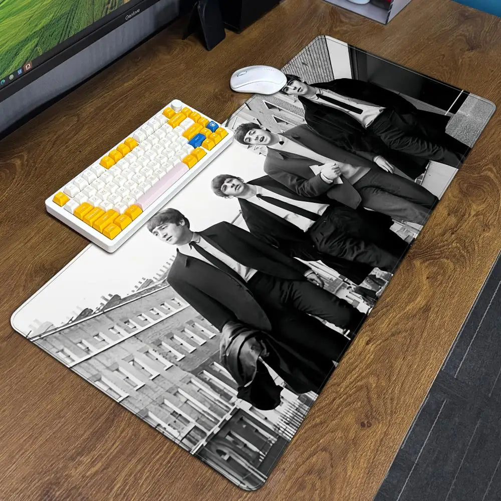 The Abbey Road B-Beatles Mouse Pad XXL Computer Accessories Large Keyboard Multi Shop24