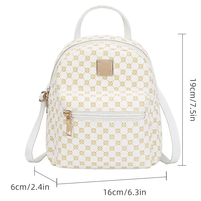 Classic Women Backpack 2026 Fashion School Bags Female Daily Shopping Girl Backpacks Schoolbags MultiShop24