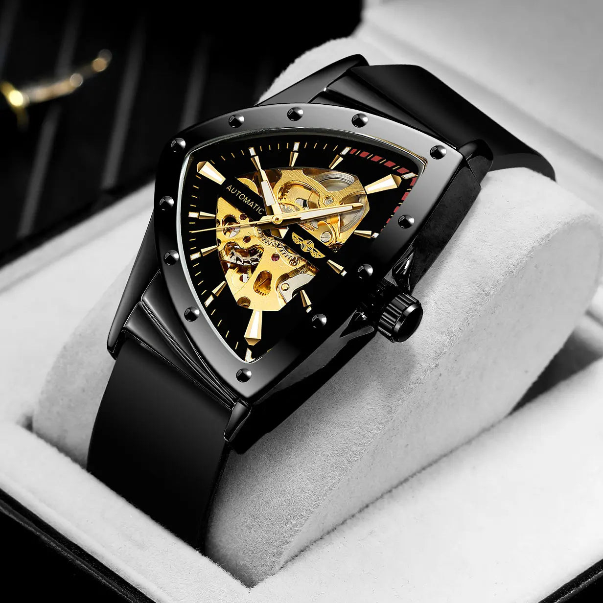 Winner Military Triangle Steel Skeleton Automatic Multi Shop24