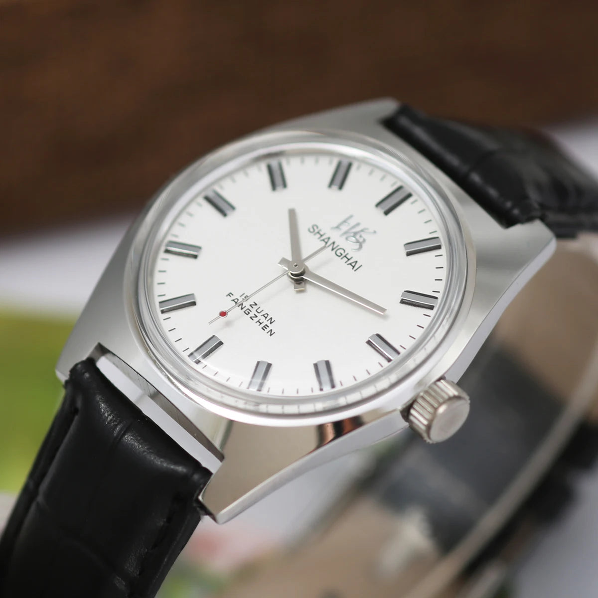 Shanghai Watches Sterile Dial Bauhaus Design 36mm Men's Multi Shop24