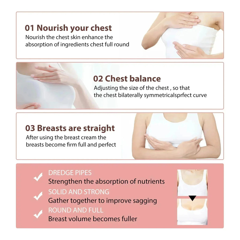 Natural Breast Enlargement Cream Chest Lift Firm Enhancer Care Oil