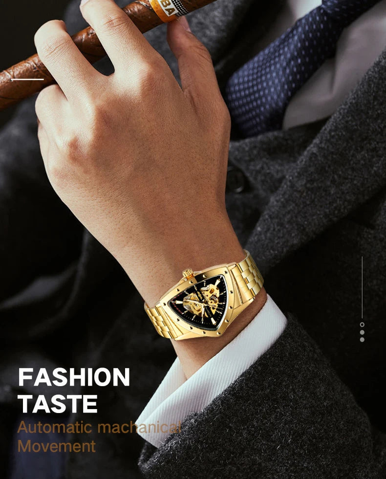 Winner Military Triangle Steel Skeleton Automatic Multi Shop24