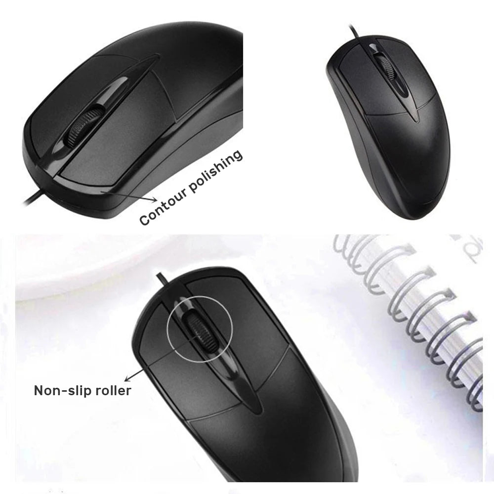 New USB Wired Computer Mouse 1000 DPI Multi Shop24