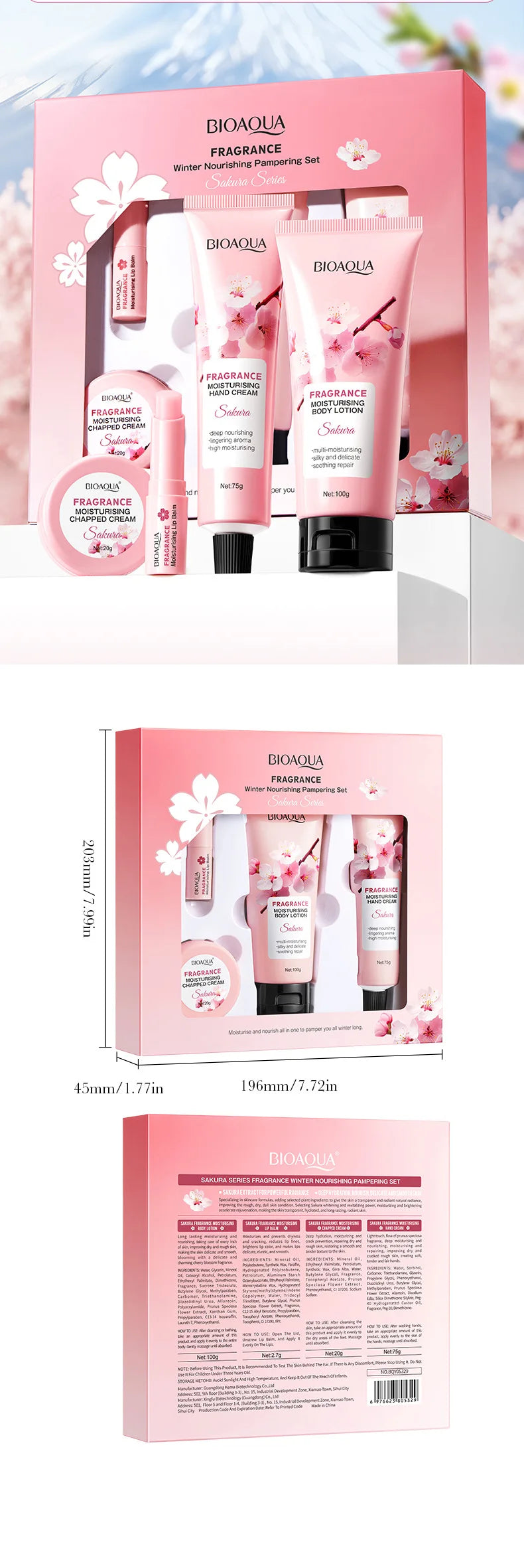 Sakura Winter Luxury Care Set - Intensely Hydrating