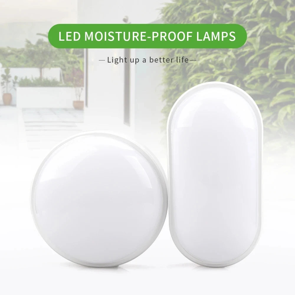 LED Moisture Proof Wall Lamp IP65 Waterproof Outdoor Indoor Modern Lamp for Home Bathroom - Multi Shop24