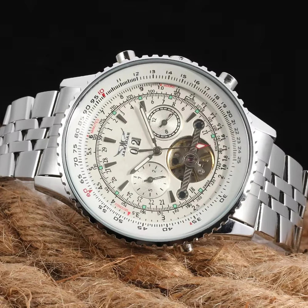 Jaragar 50MM Automatic Mechanical Watch for Men,Multifunctional, Multi Shop24