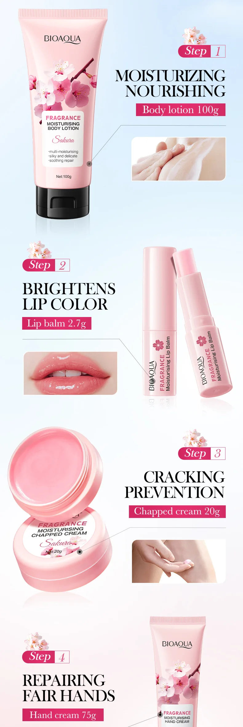 Sakura Winter Luxury Care Set - Intensely Hydrating