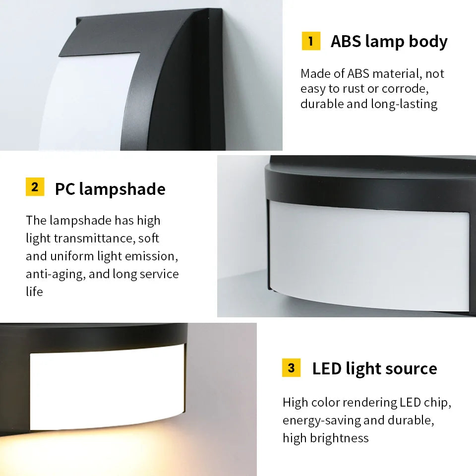 Led Outdoor Wall Light Waterproof IP66 Motion Sensor Led - Multi Shop24