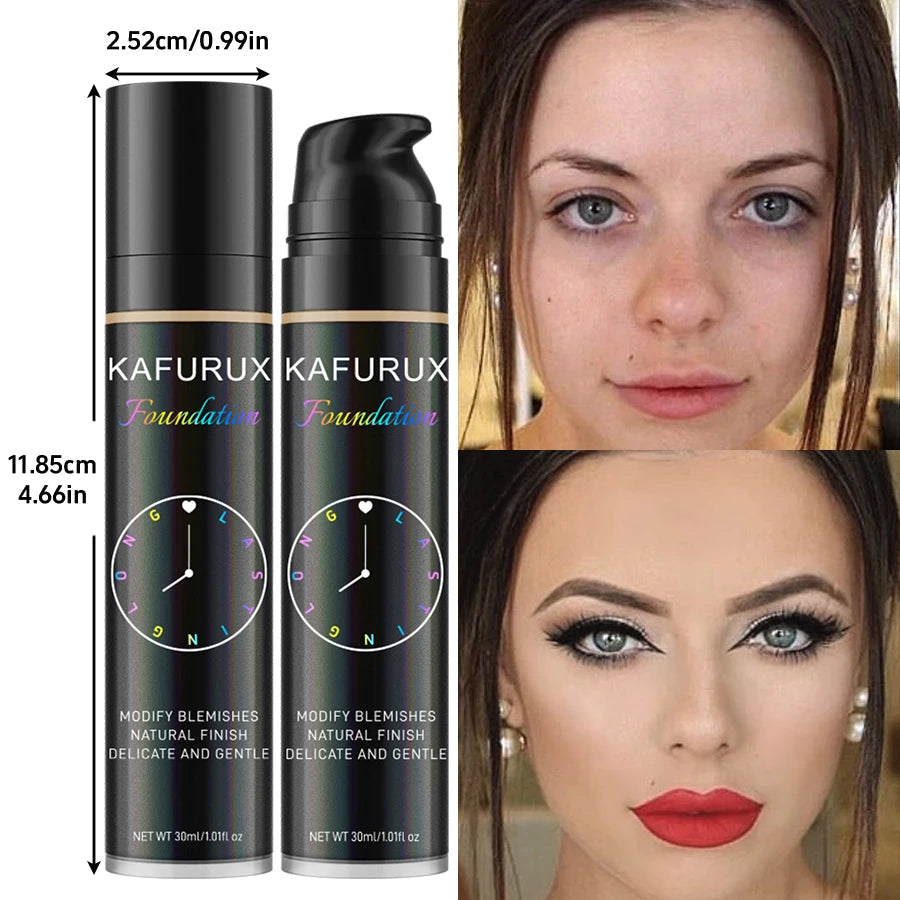 8 colors Liquid Foundation Effective Concealer Waterproof Sweat-resistant Face Korean Makeup Porfession Face Base Cosmetics Gift MultiShop24