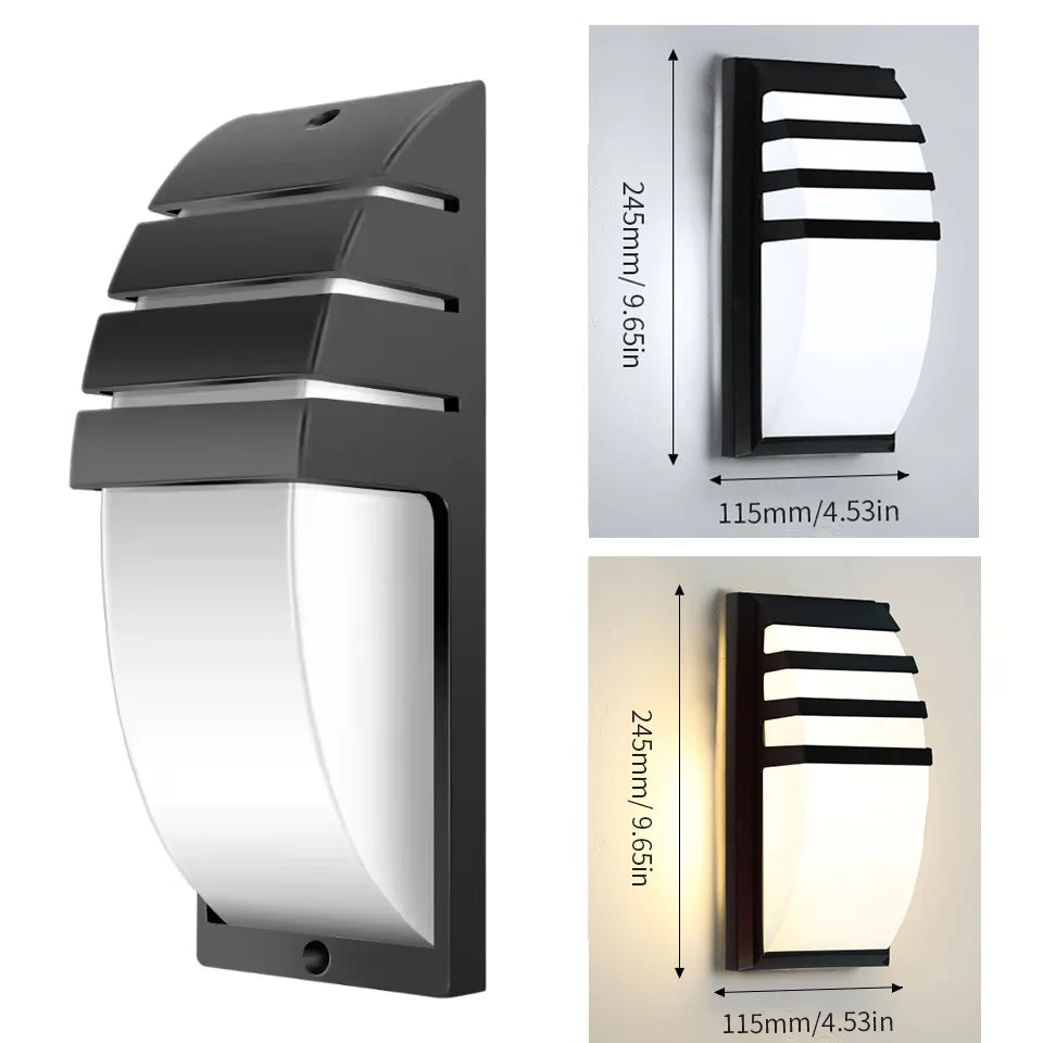 Led Outdoor Wall Light Waterproof IP66 Motion Sensor Led - Multi Shop24