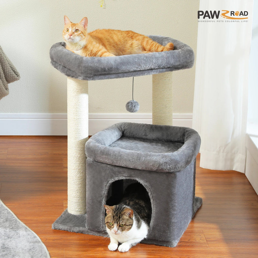 Cat Tree Tower for Indoor Cats with Private Cozy Cat Multi Shop24