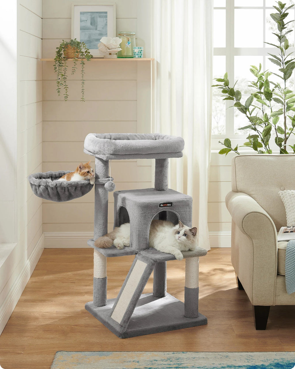 FEANDREA scratching post with large observation deck Multi Shop24