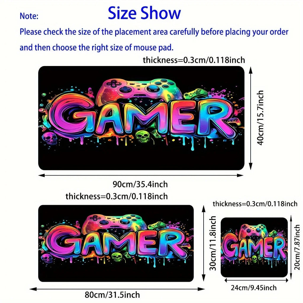Gamepad Pattern Mouse Pad Large Gaming Mousepad XXL Gamer Keyboard Multi Shop24
