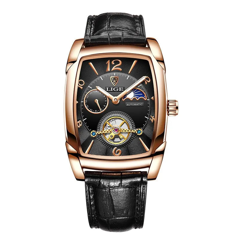 2024 LIGE New Men Watch Automatic Mechanical Watch for Men Multi Shop24