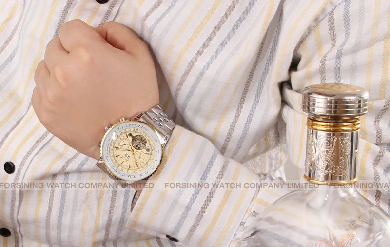 JARAGAR Original Big Dial Tourbillon Chronograph Automatic Man Watches Multi Shop24