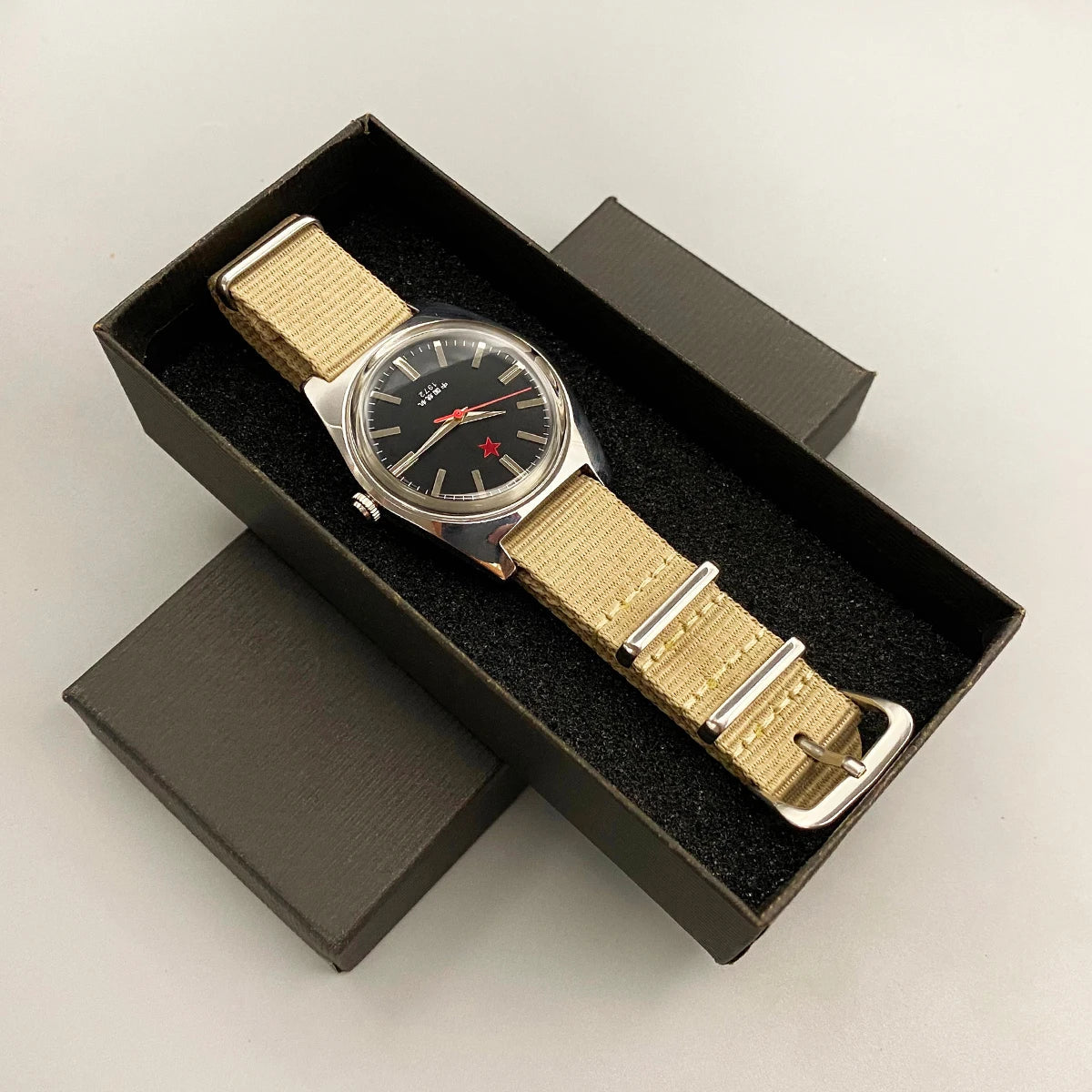 Red Stars 36MM Hand-Wind Mechanical Watch Multi Shop24