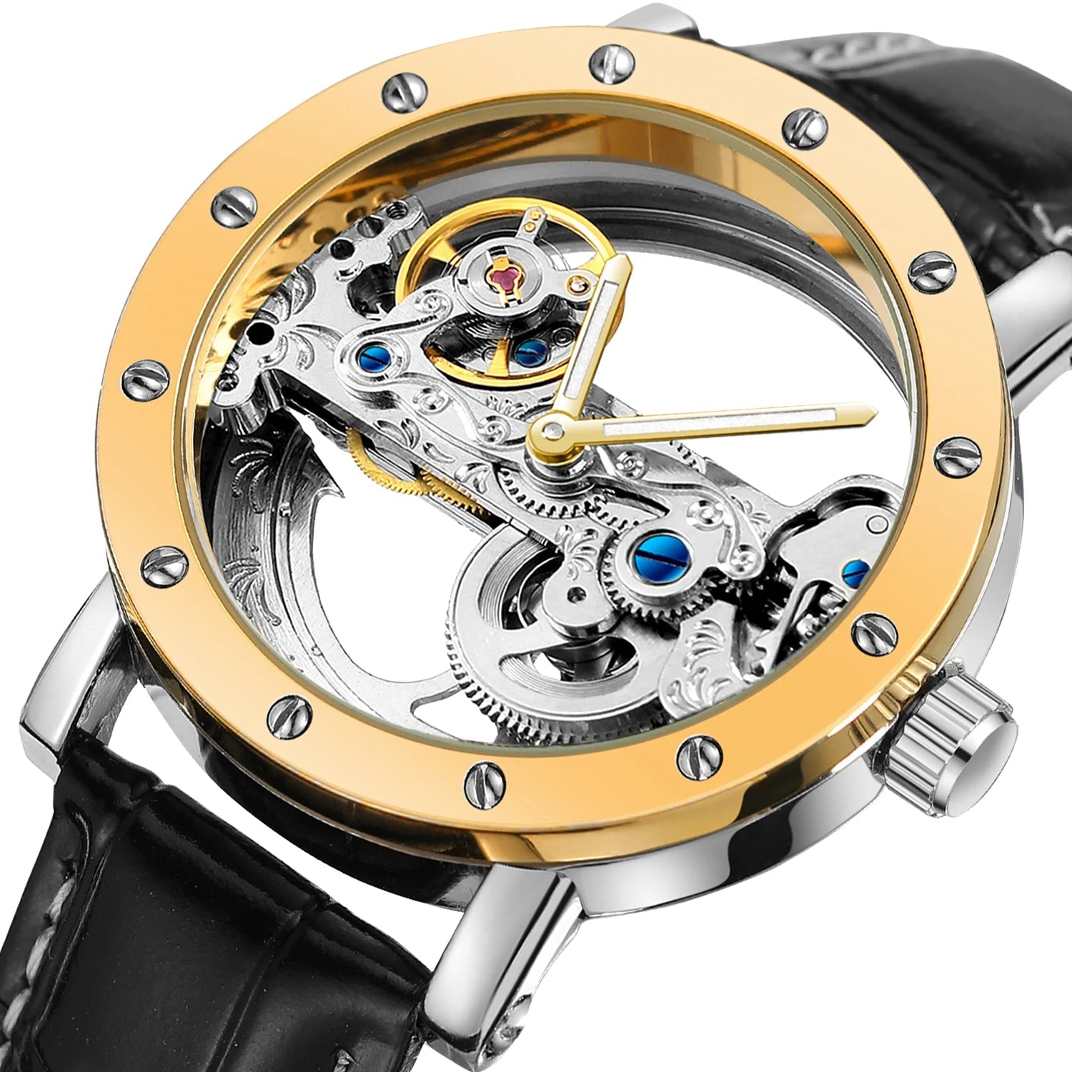 2024 Top Brand Luxury Steel Skeleton Tourbillon Automatic Multi Shop24