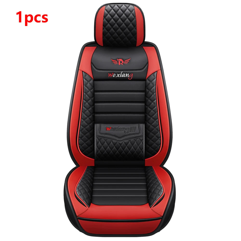 Elegant Universal Faux Leather Car Seat Cover by Tand: Easy-Clean, Comfort Design - Multi Shop24