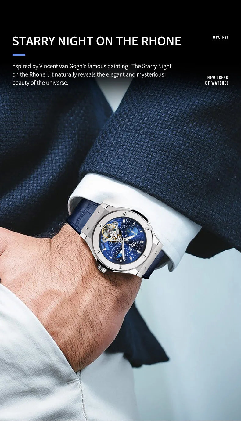 PINDU Design Mens Watches Top Brand Luxury Fashion Business Automatic Multi Shop24