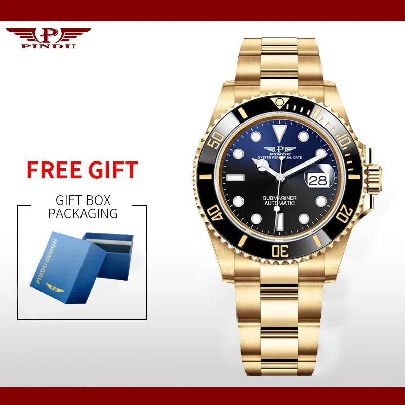 Reloj Hombre PINDU DESIGN Water Ghost Men Mechanical Wristwatch 40MM Luxury Multi Shop24