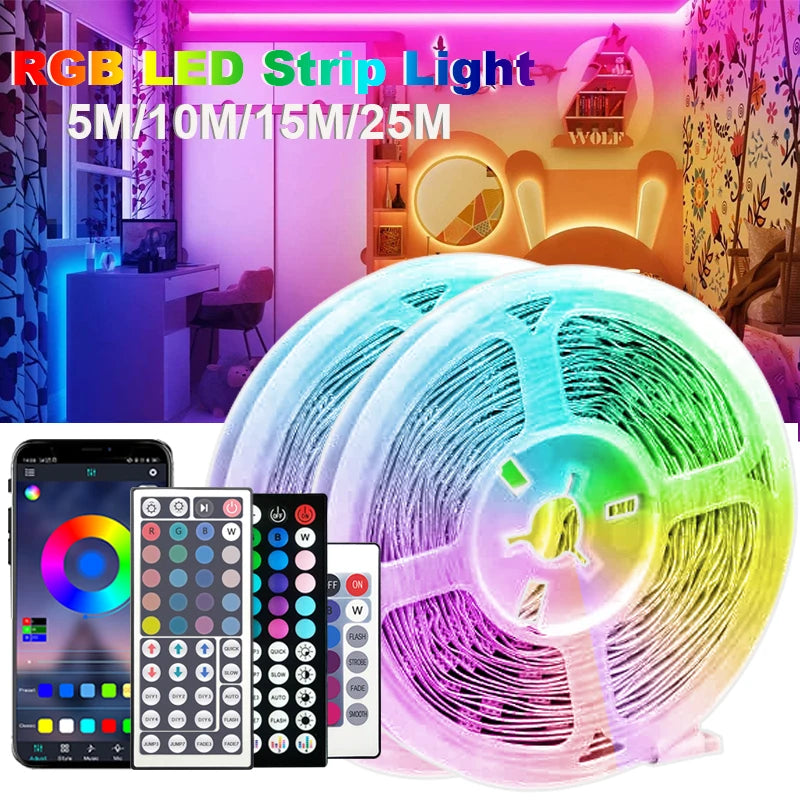 RGB Led Strip Lights 5m 10m 20m 25m Led Room Light Multi Shop24
