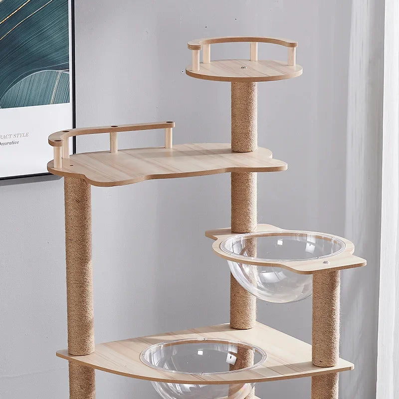 Cat Tree Sisal Rope Cat Tower Cat Scrapers Scratching Post for Cats Toys Multi Shop24