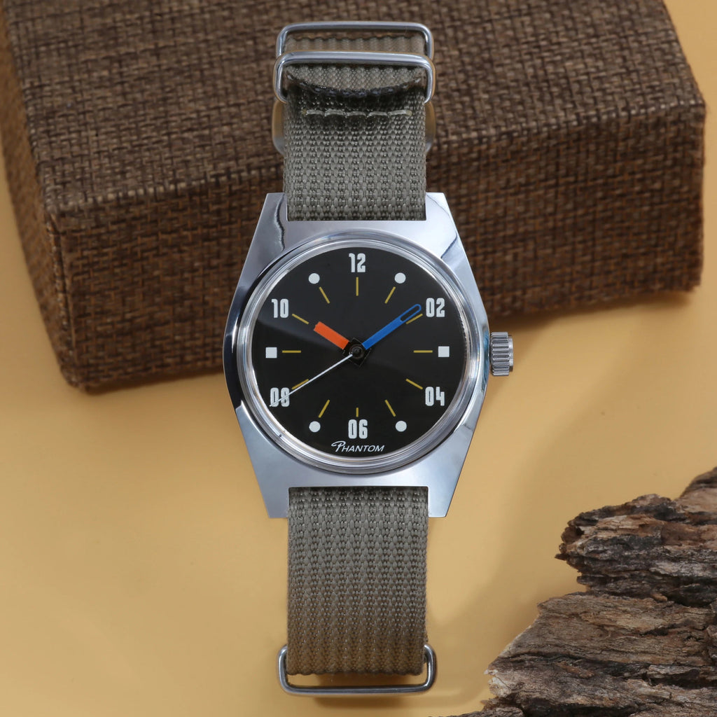 7120 Hand-Wind Mechanical Watch Men 36mm Multi Shop24