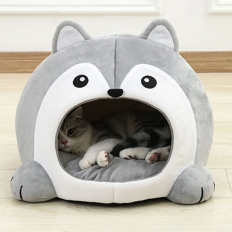 Very Soft Cat Bed Pet Basket Cat House Sofa Small Dog Lounger Cushion Kittens Cave Puppy Mat House Tent Bed Supplies For Cats MultiShop24
