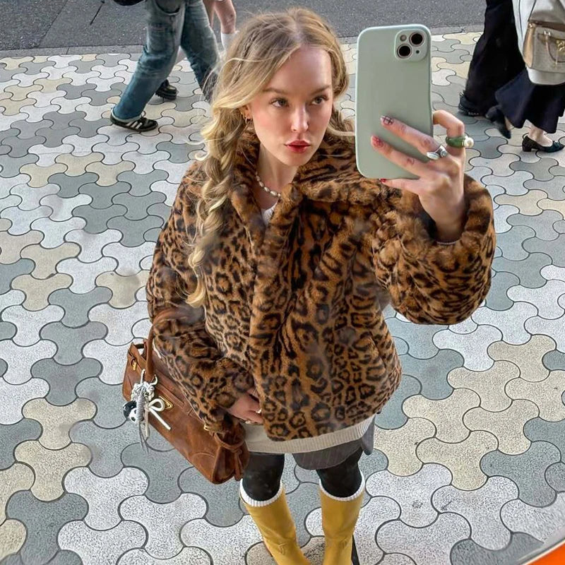 MUJER 2025 Faux Fur Coat Women Fluffy Women's Winter Jacket Long Sleeve Warm Winter Woman Coat Luxury Outerwears Coats for Woman MultiShop24