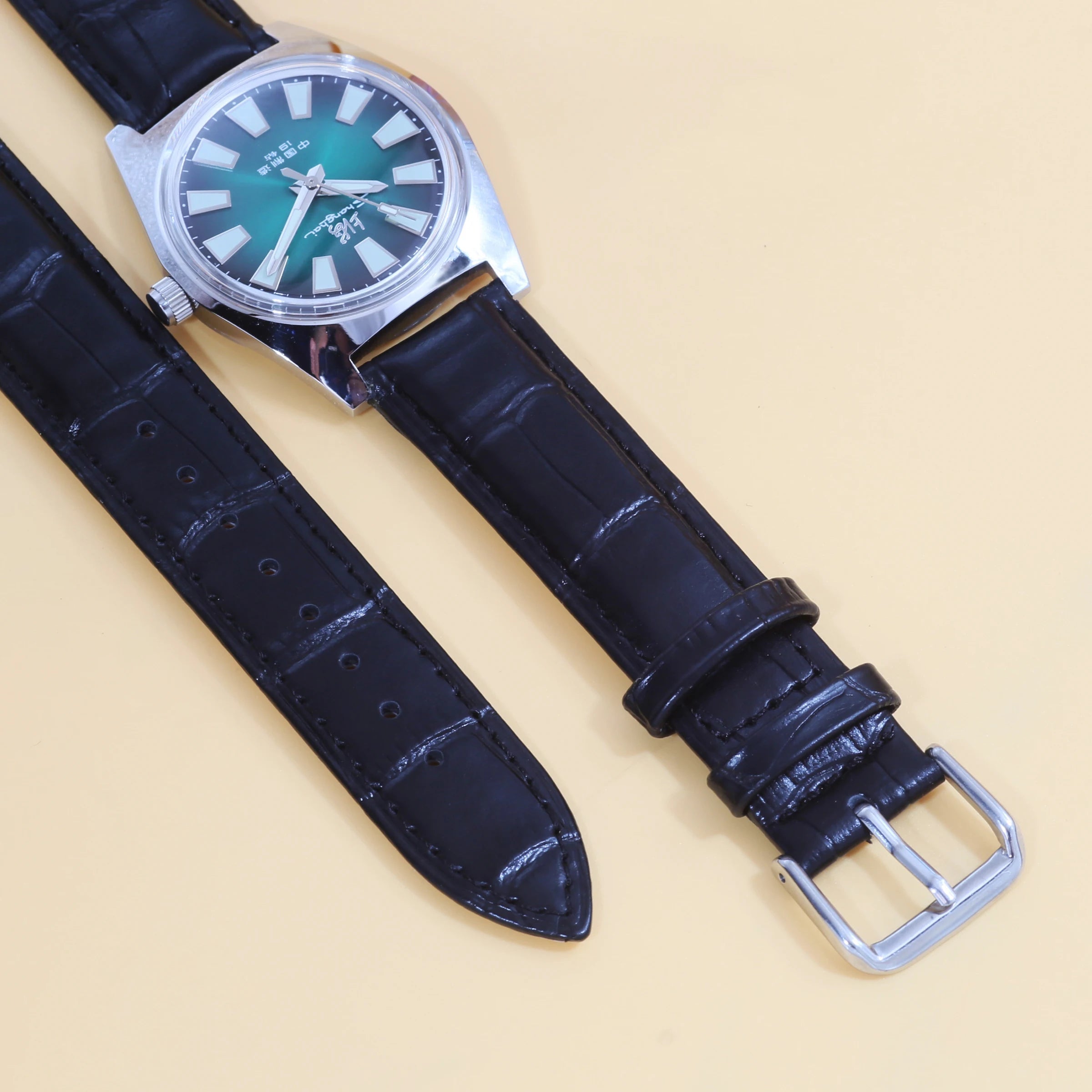 Shanghai 36MM Hand-Wind Mechanical Watch 7120 Waterproof Multi Shop24