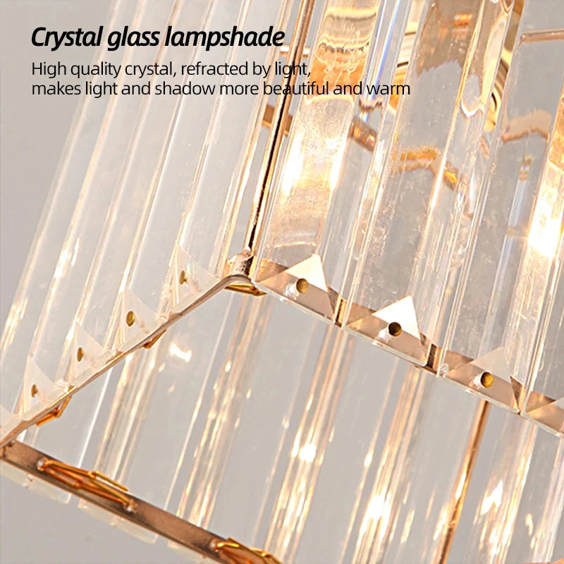 Crystal Ceiling Light Corridor Channel Ceiling Lamp Luxur Balcony Aisle Lamp - Multi Shop24